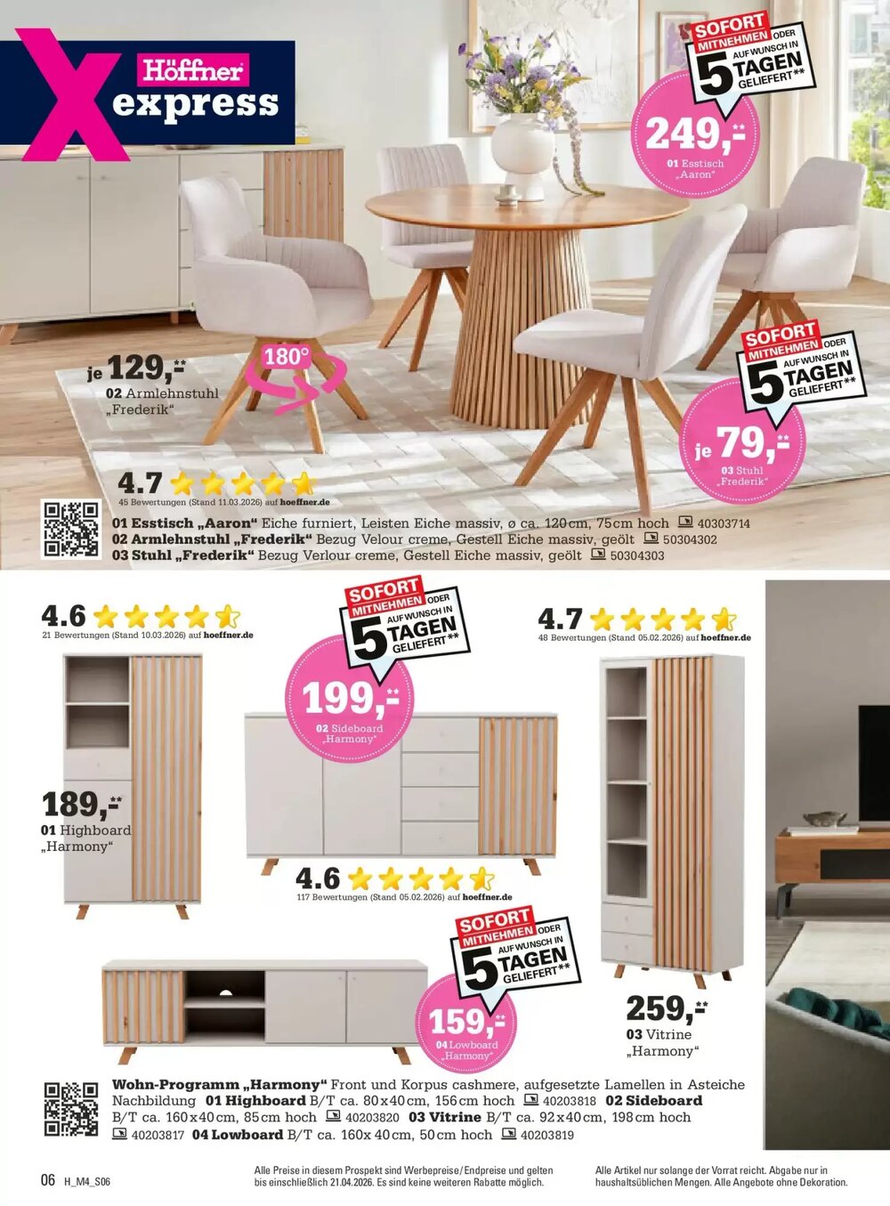 Höffner Prospekt (ab 31.03.2026) zum Blättern - Seite 6
