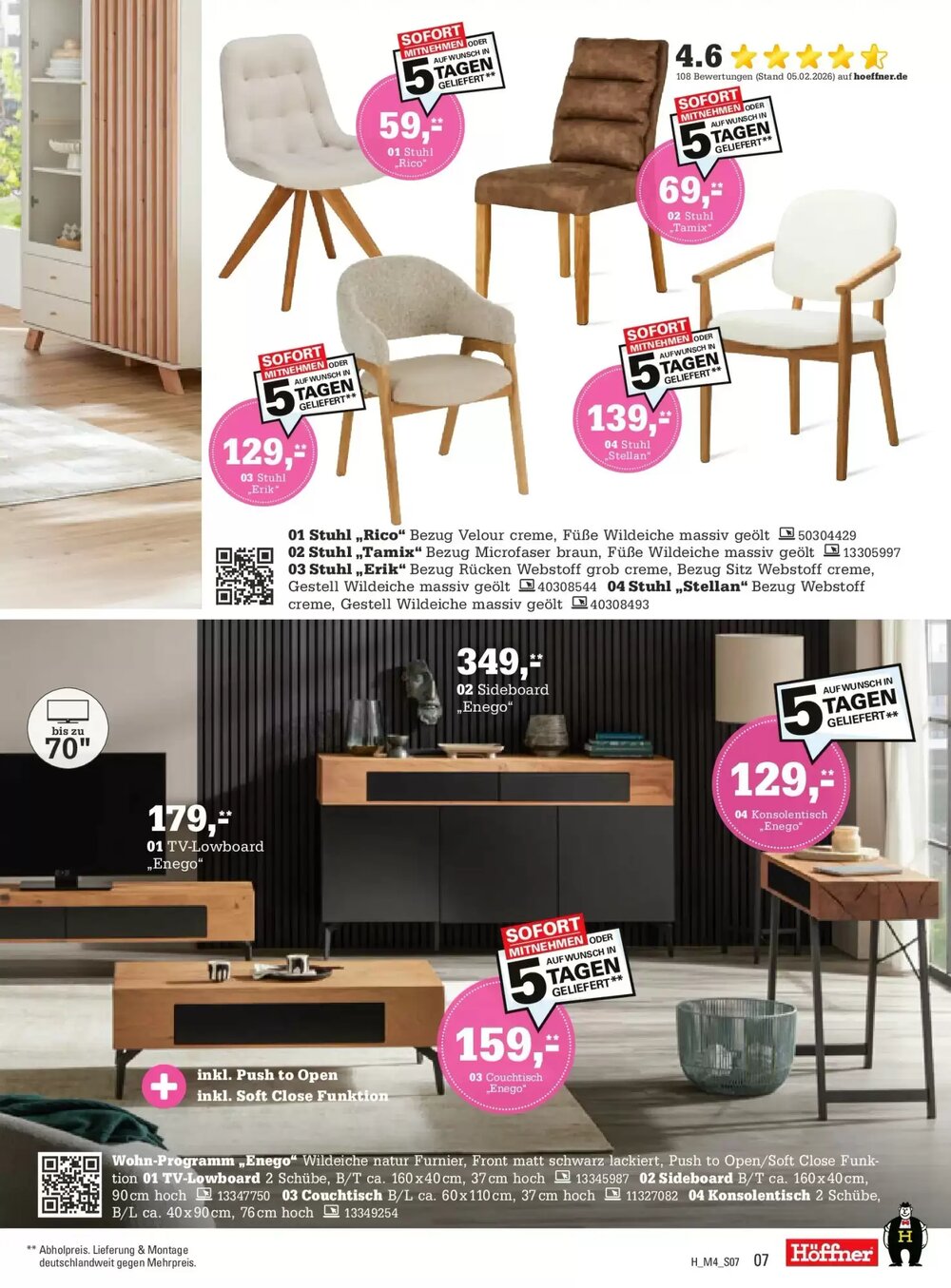 Höffner Prospekt (ab 31.03.2026) zum Blättern - Seite 7