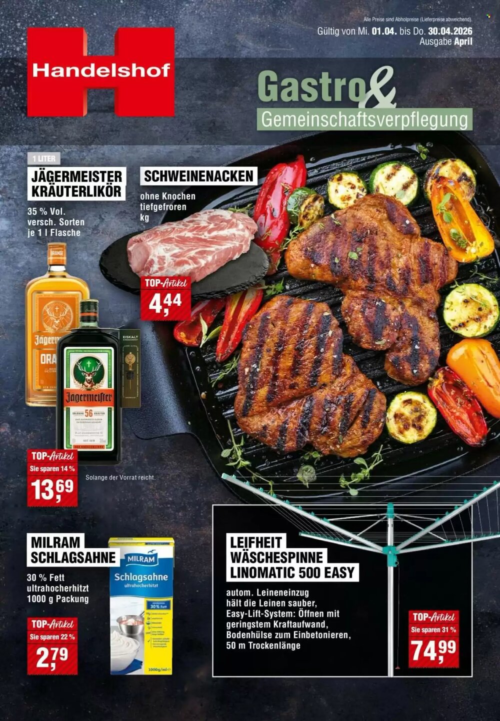 Handelshof Prospekt (ab 01.04.2026) zum Blättern - Seite 1