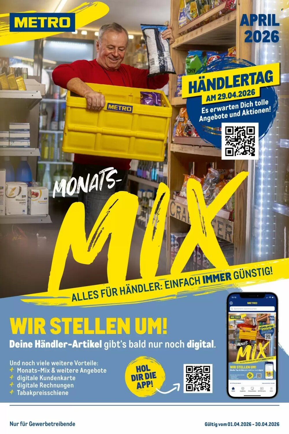 METRO Prospekt (ab 01.04.2026) zum Blättern - Seite 1