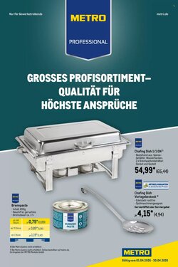 METRO Prospekt (ab 01.04.2026) zum Blättern