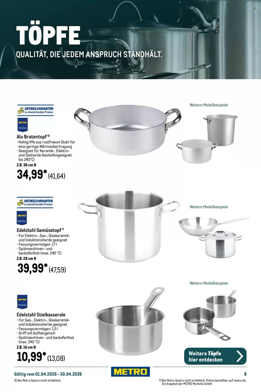METRO Prospekt (ab 01.04.2026) zum Blättern - Seite 8