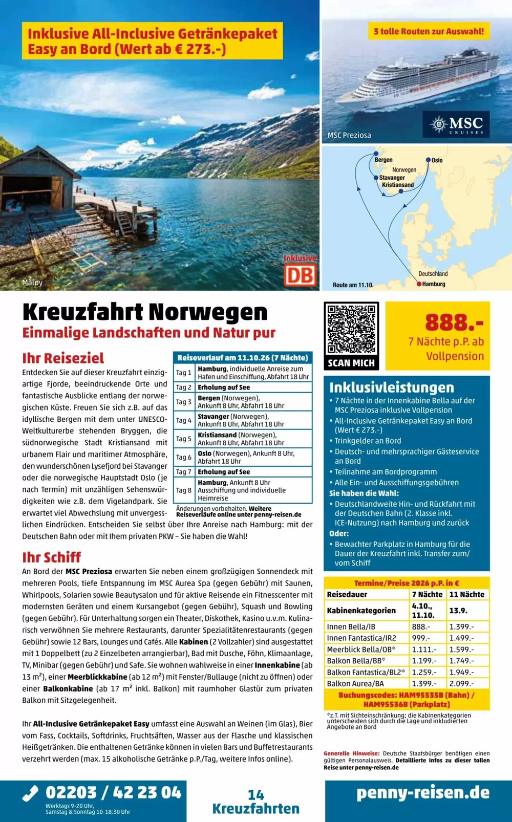 Penny Reisen Prospekt (ab 01.04.2026) zum Blättern - Seite 14