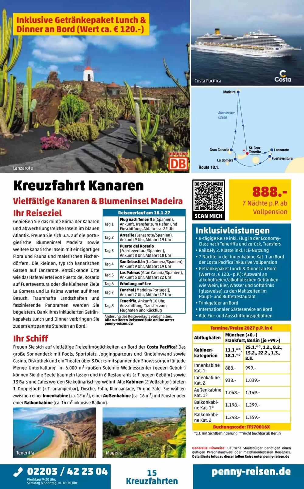 Penny Reisen Prospekt (ab 01.04.2026) zum Blättern - Seite 15