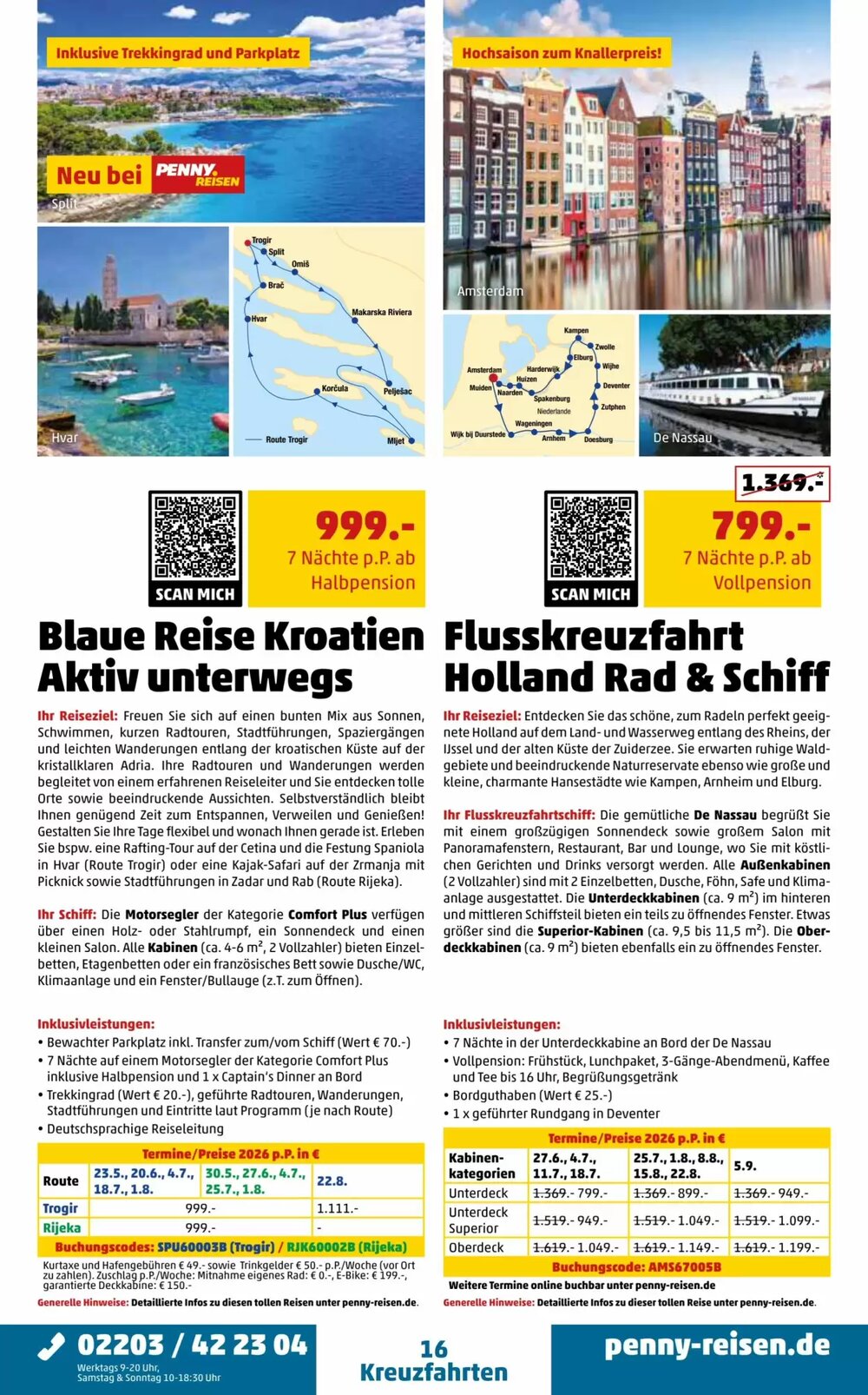 Penny Reisen Prospekt (ab 01.04.2026) zum Blättern - Seite 16