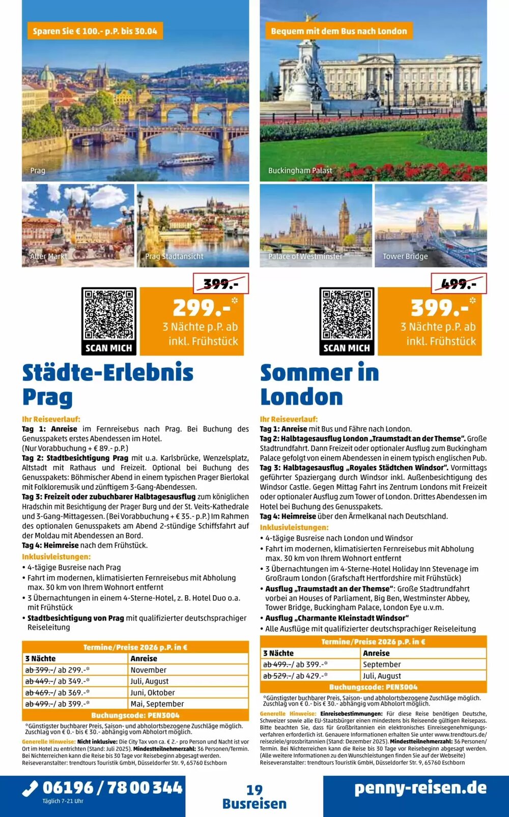 Penny Reisen Prospekt (ab 01.04.2026) zum Blättern - Seite 19