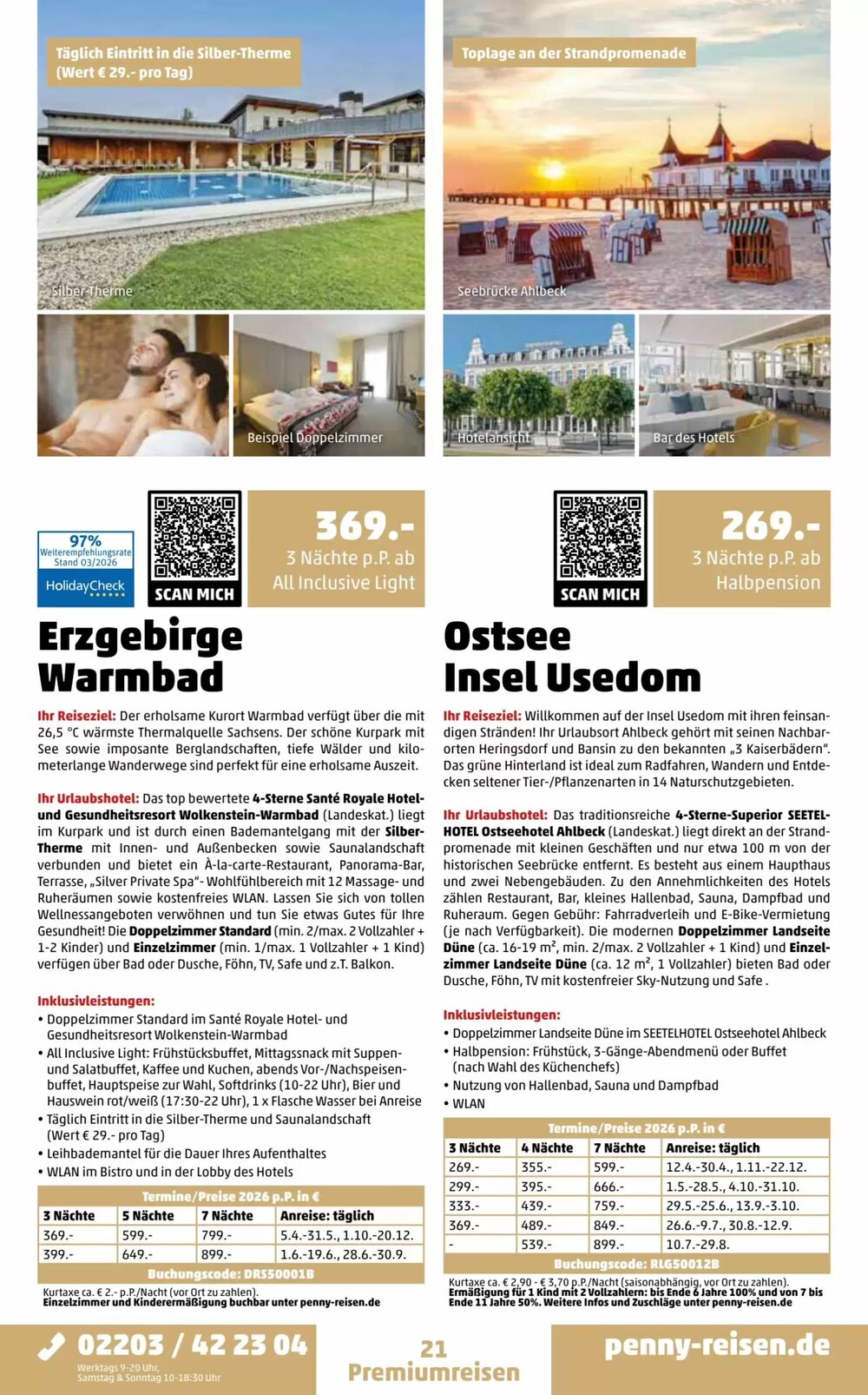 Penny Reisen Prospekt (ab 01.04.2026) zum Blättern - Seite 21