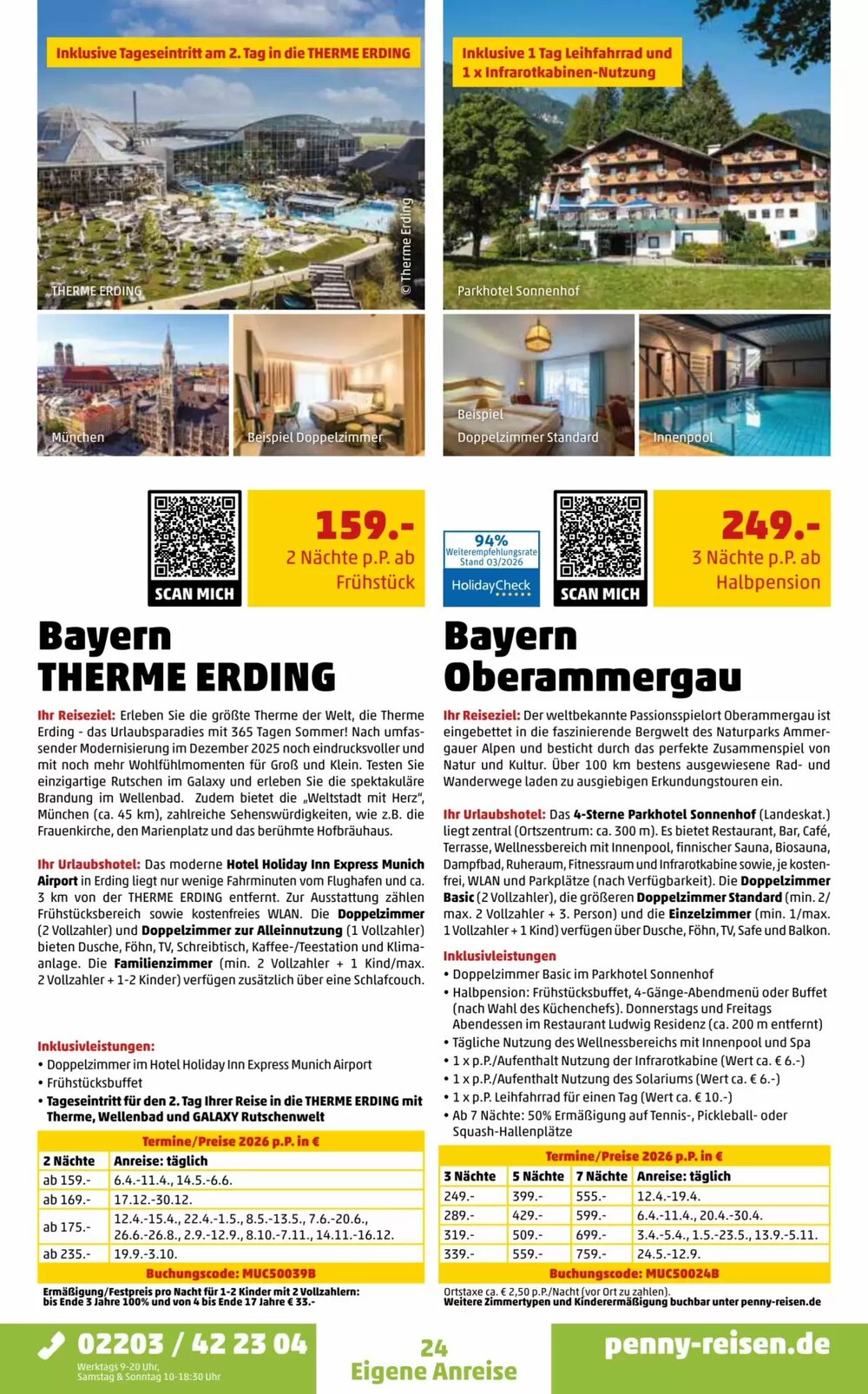 Penny Reisen Prospekt (ab 01.04.2026) zum Blättern - Seite 24
