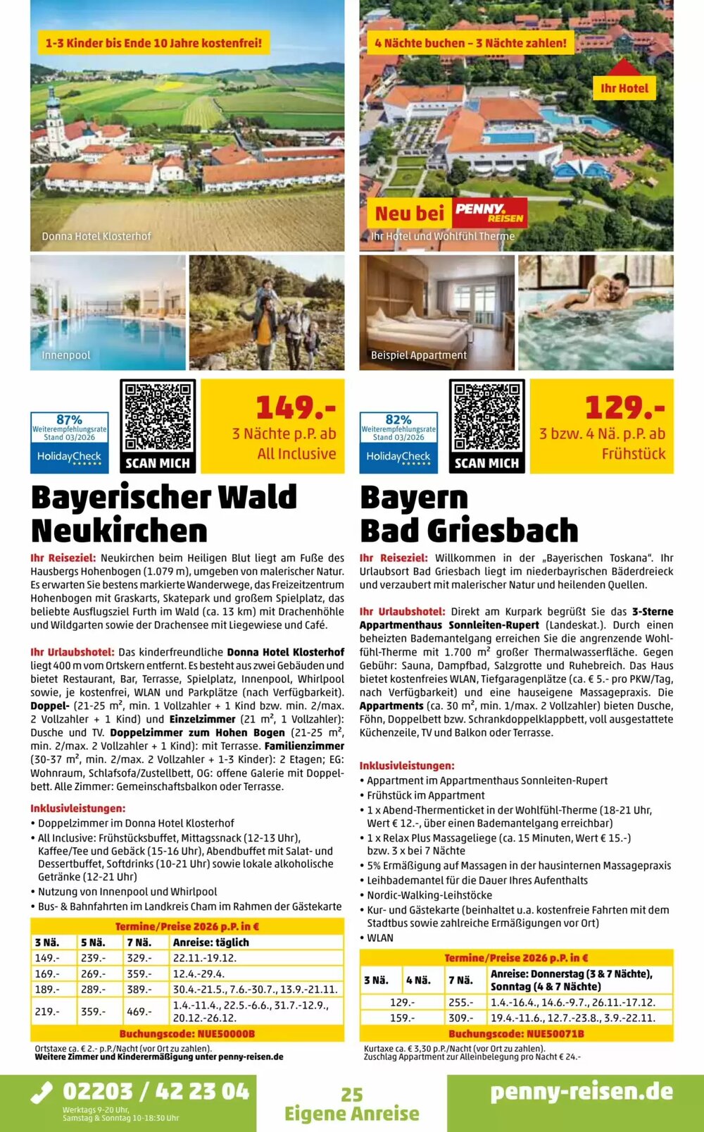 Penny Reisen Prospekt (ab 01.04.2026) zum Blättern - Seite 25