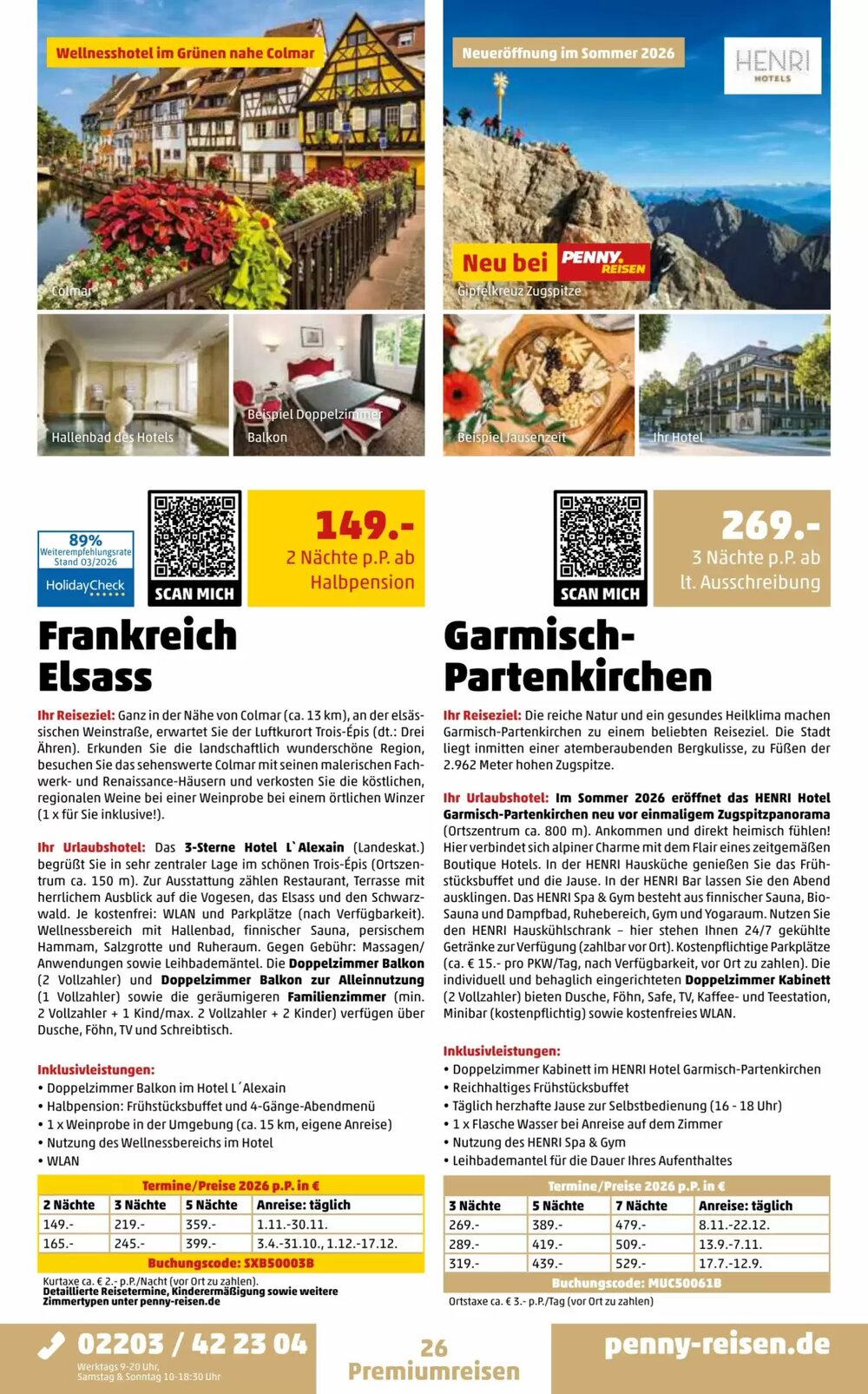 Penny Reisen Prospekt (ab 01.04.2026) zum Blättern - Seite 26