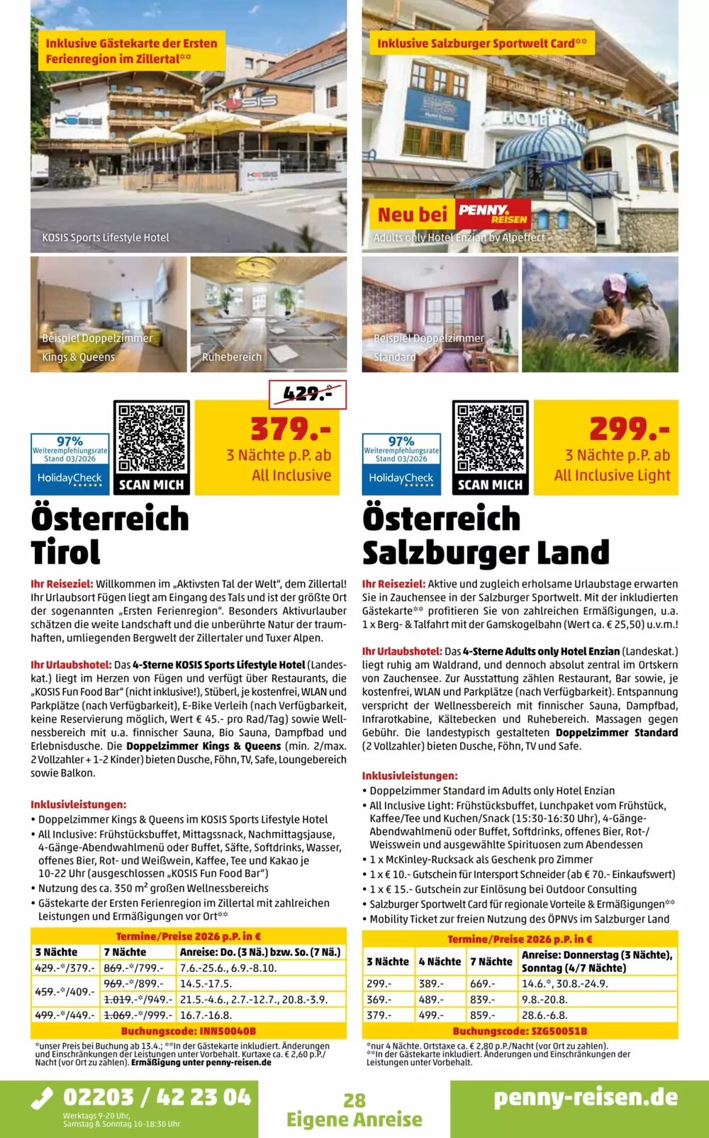 Penny Reisen Prospekt (ab 01.04.2026) zum Blättern - Seite 28