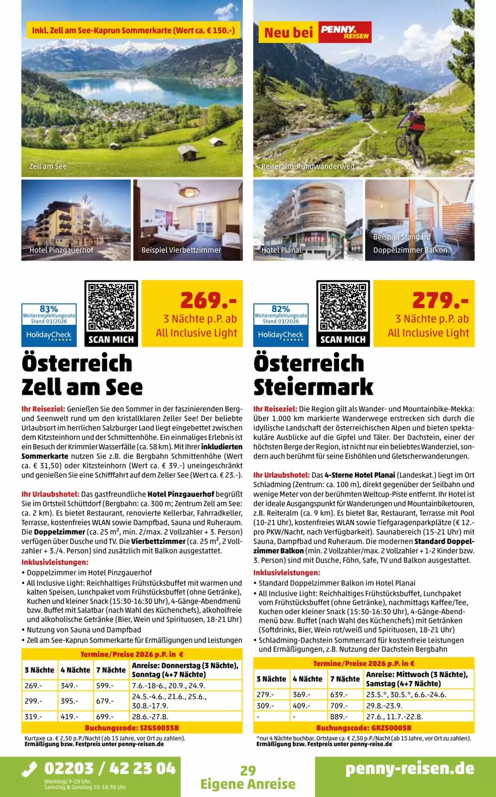 Penny Reisen Prospekt (ab 01.04.2026) zum Blättern - Seite 29