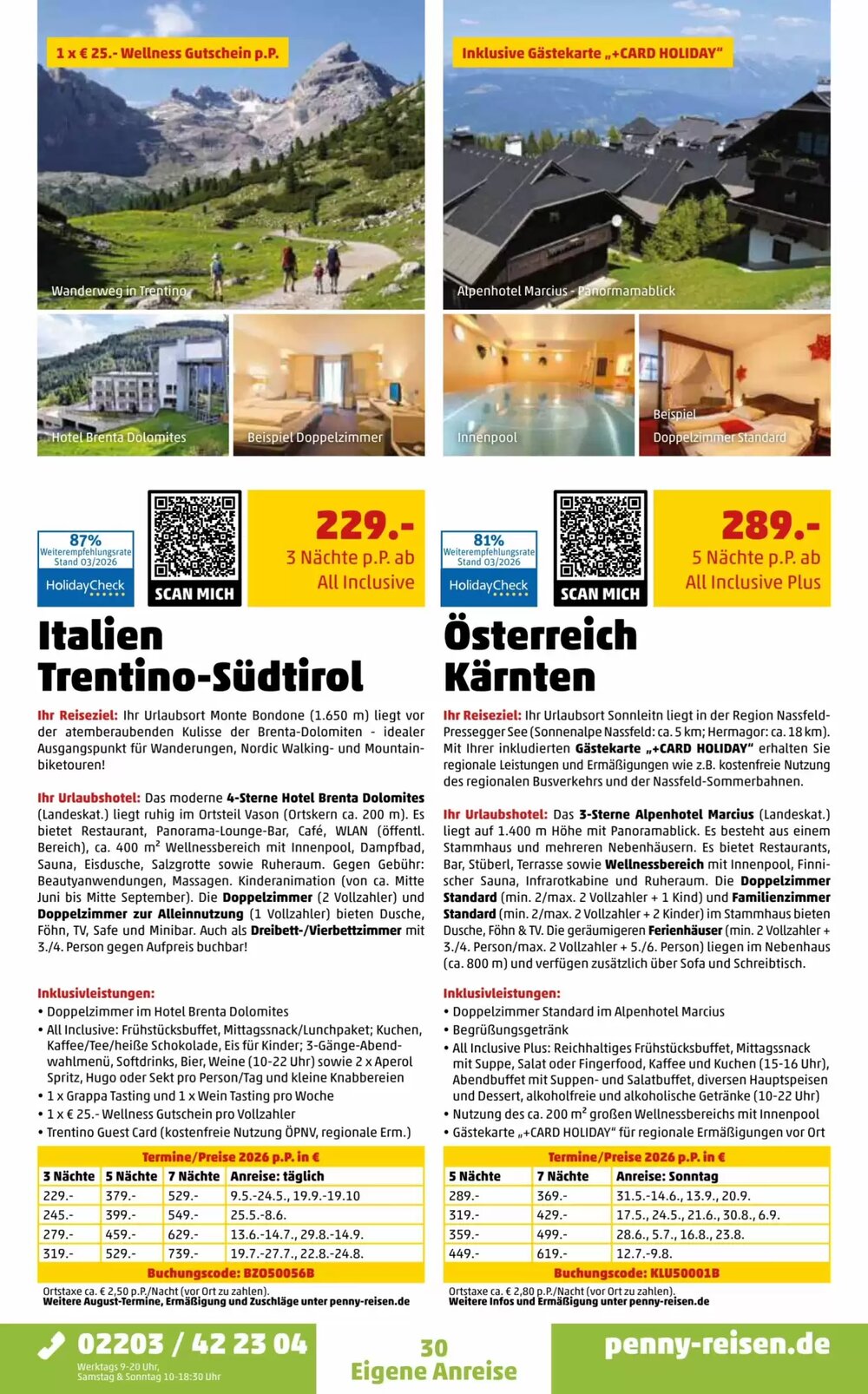 Penny Reisen Prospekt (ab 01.04.2026) zum Blättern - Seite 30