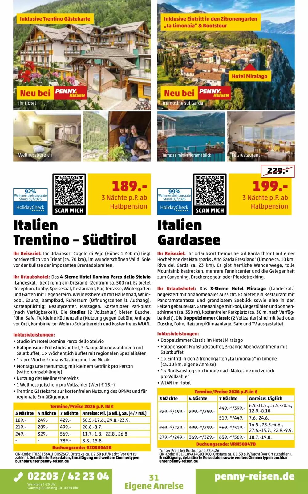 Penny Reisen Prospekt (ab 01.04.2026) zum Blättern - Seite 31