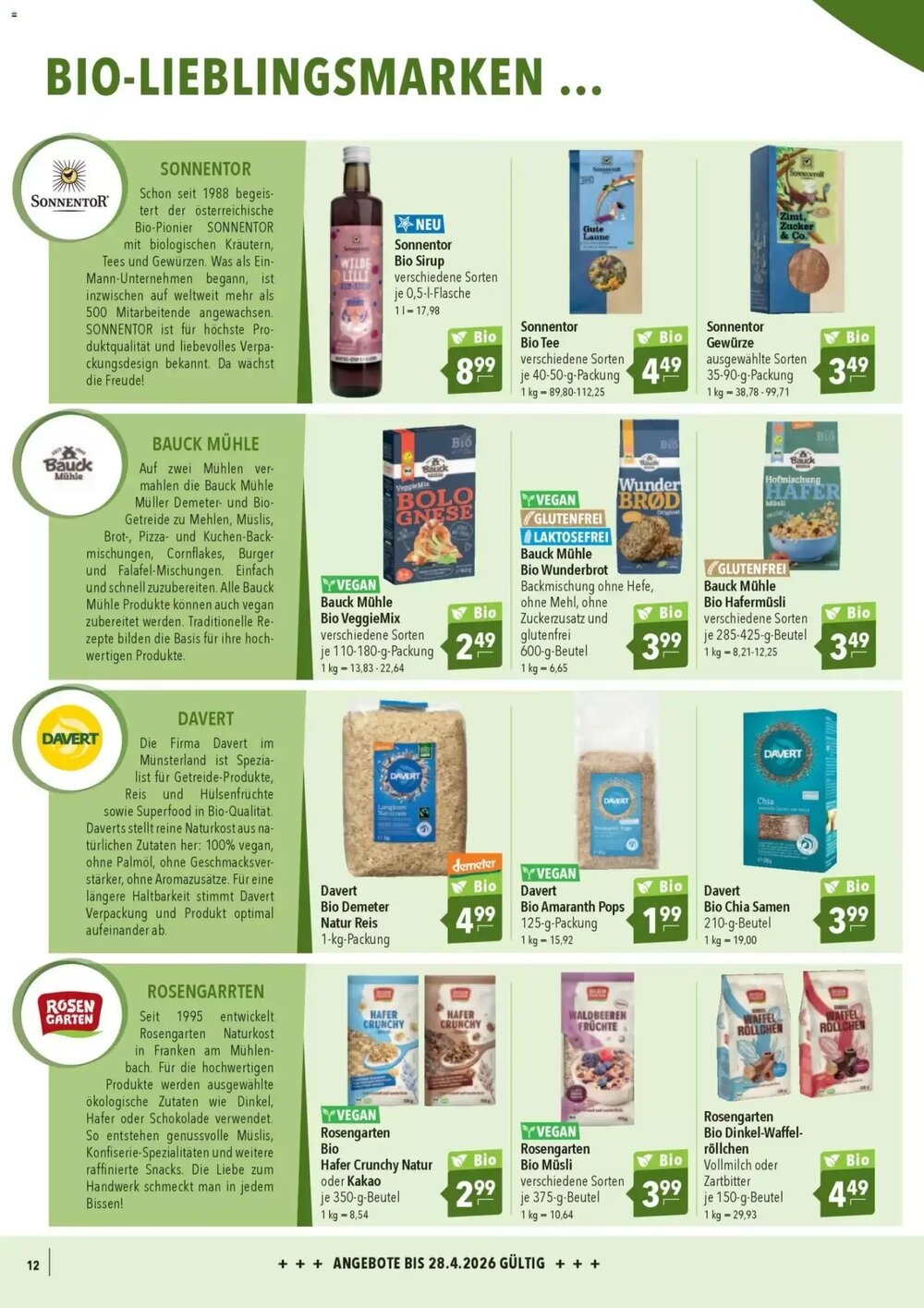 CITTI Markt Prospekt (ab 01.04.2026) zum Blättern - Seite 12