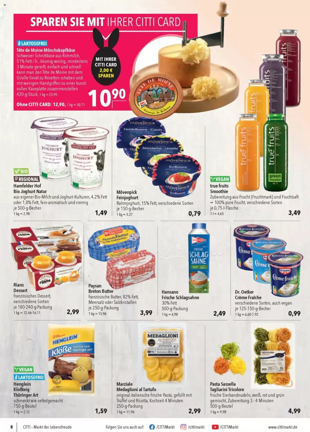 CITTI Markt Prospekt (ab 01.04.2026) zum Blättern - Seite 8