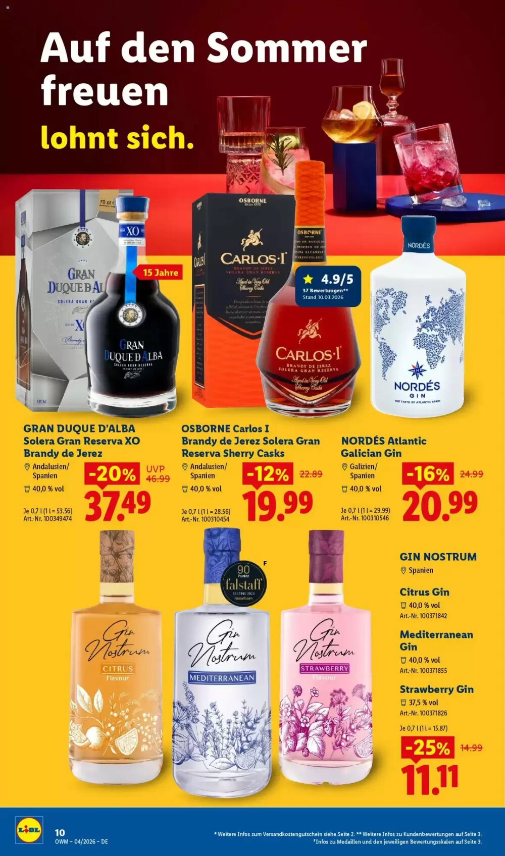 Lidl Prospekt (ab 01.04.2026) zum Blättern - Seite 10