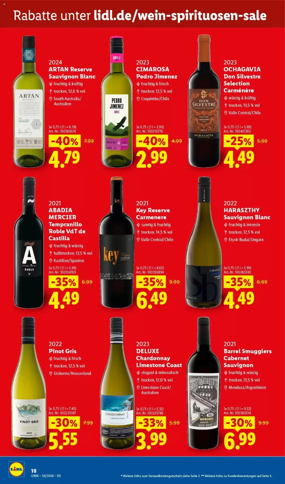 Lidl Prospekt (ab 01.04.2026) zum Blättern - Seite 18