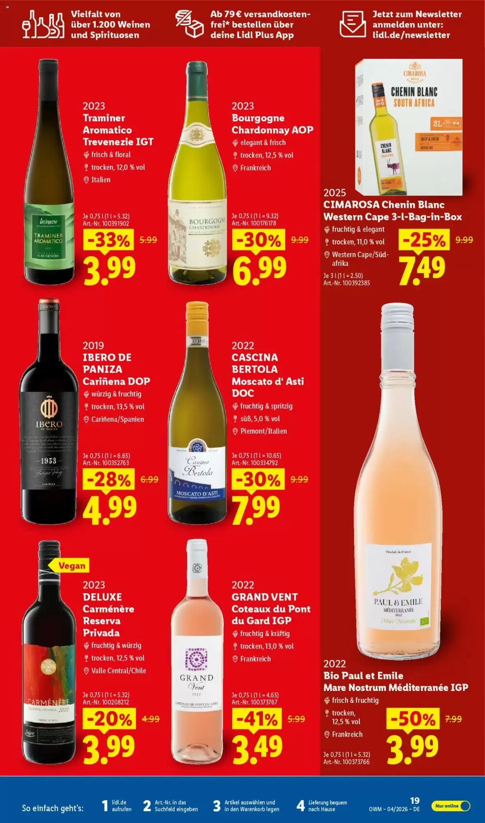 Lidl Prospekt (ab 01.04.2026) zum Blättern - Seite 19
