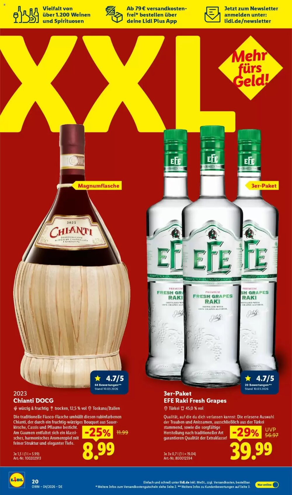 Lidl Prospekt (ab 01.04.2026) zum Blättern - Seite 20