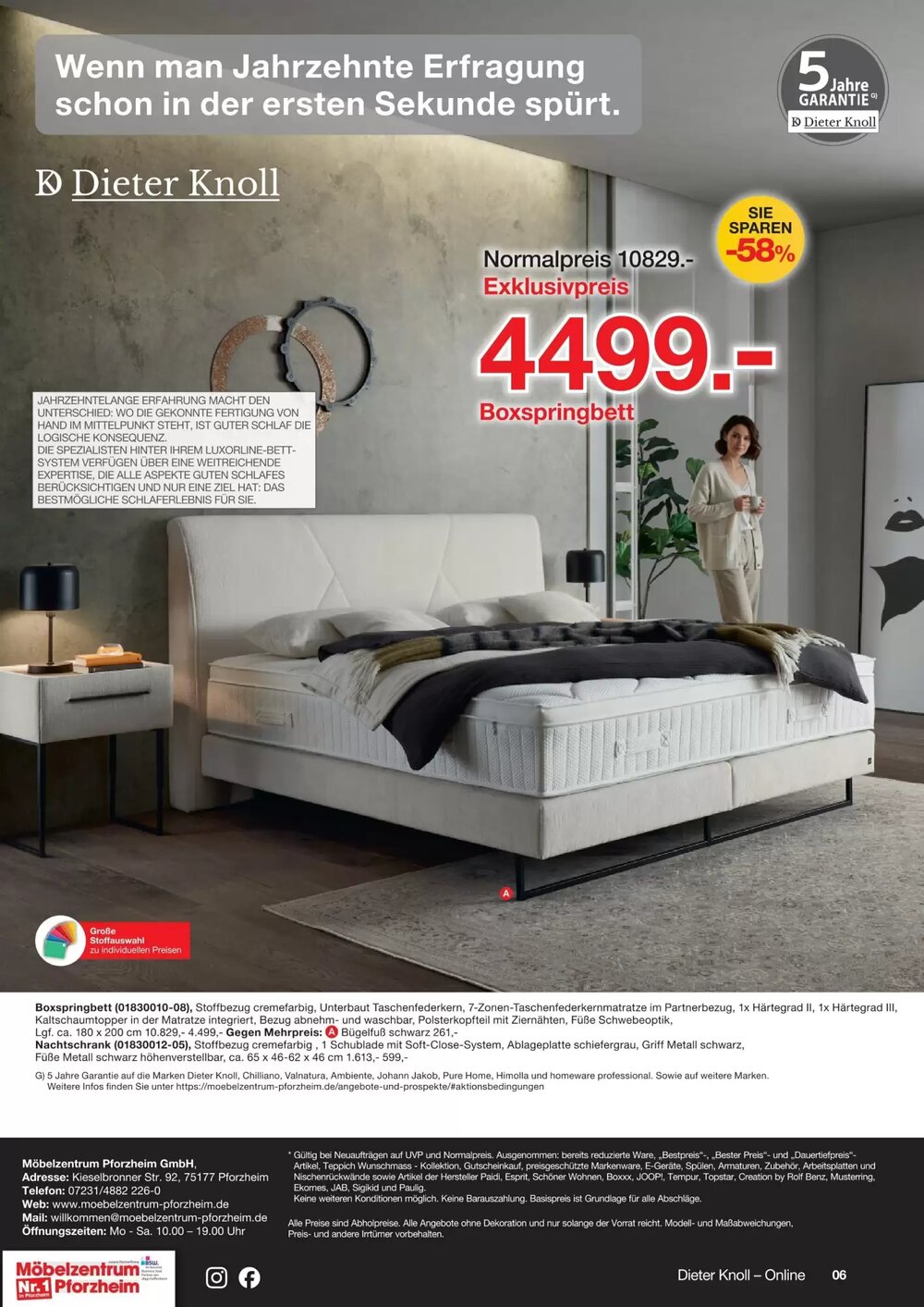 Möbelzentrum Pforzheim Prospekt (ab 01.04.2026) zum Blättern - Seite 6