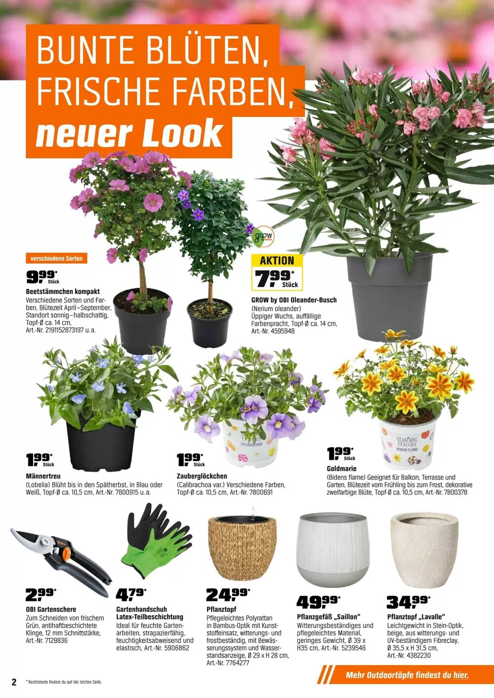 OBI Prospekt (ab 01.04.2026) zum Blättern - Seite 2