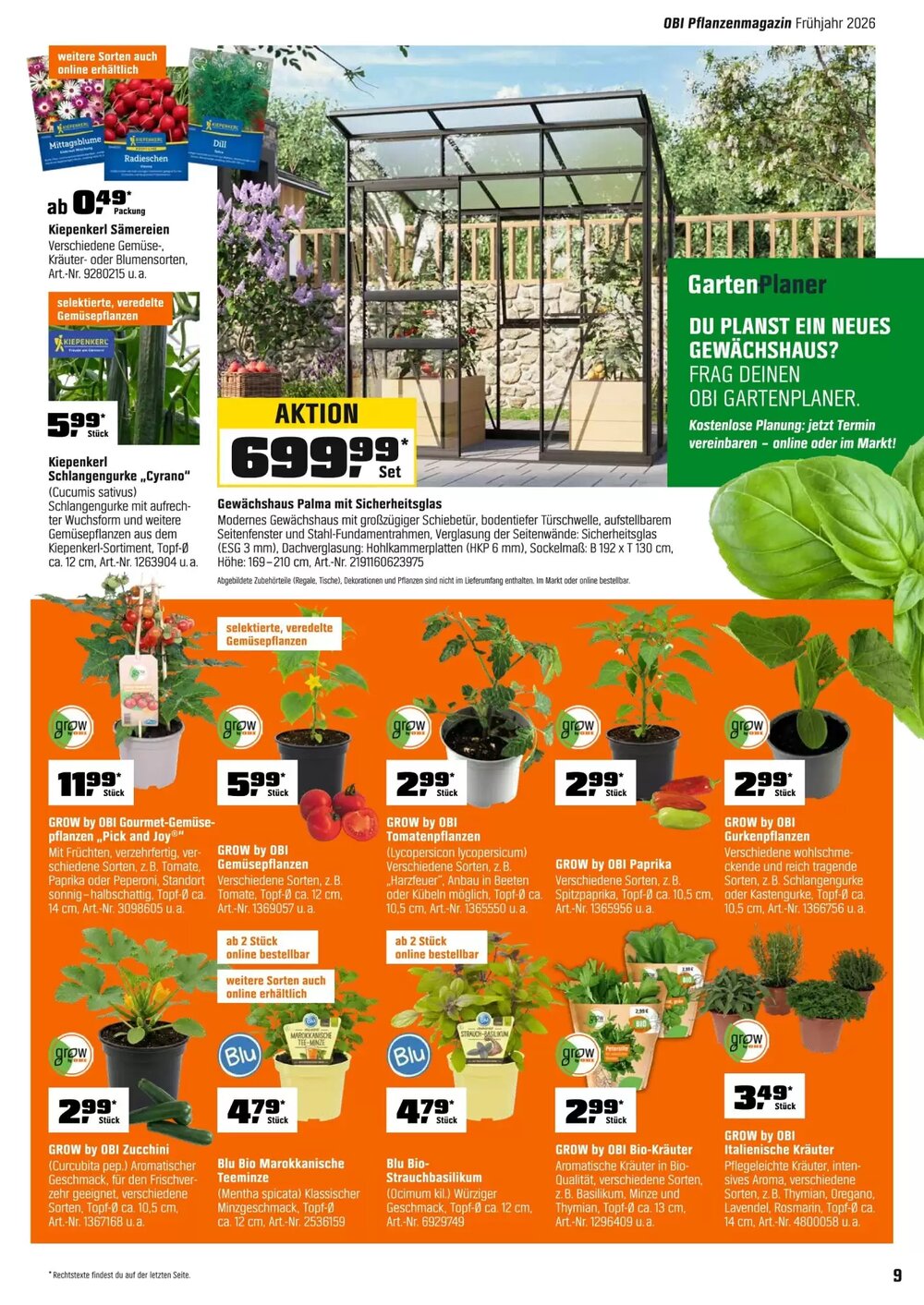 OBI Prospekt (ab 01.04.2026) zum Blättern - Seite 9