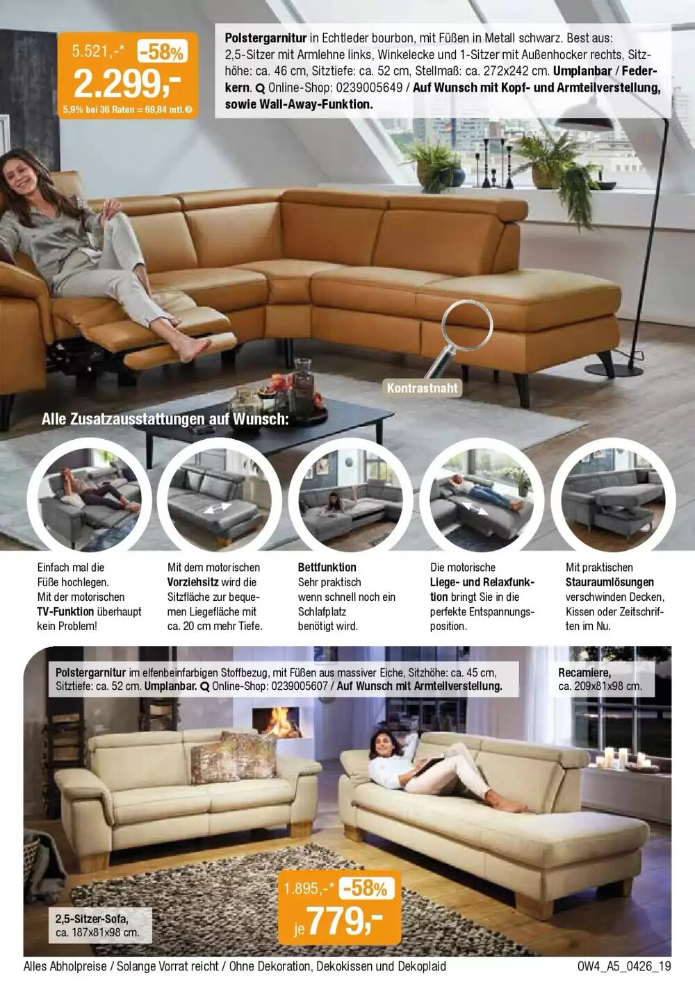 Opti Wohnwelt Prospekt (ab 01.04.2026) zum Blättern - Seite 19