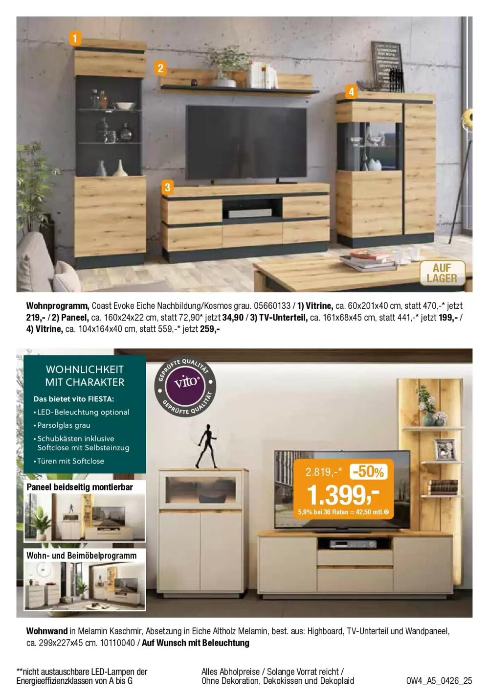 Opti Wohnwelt Prospekt (ab 01.04.2026) zum Blättern - Seite 25