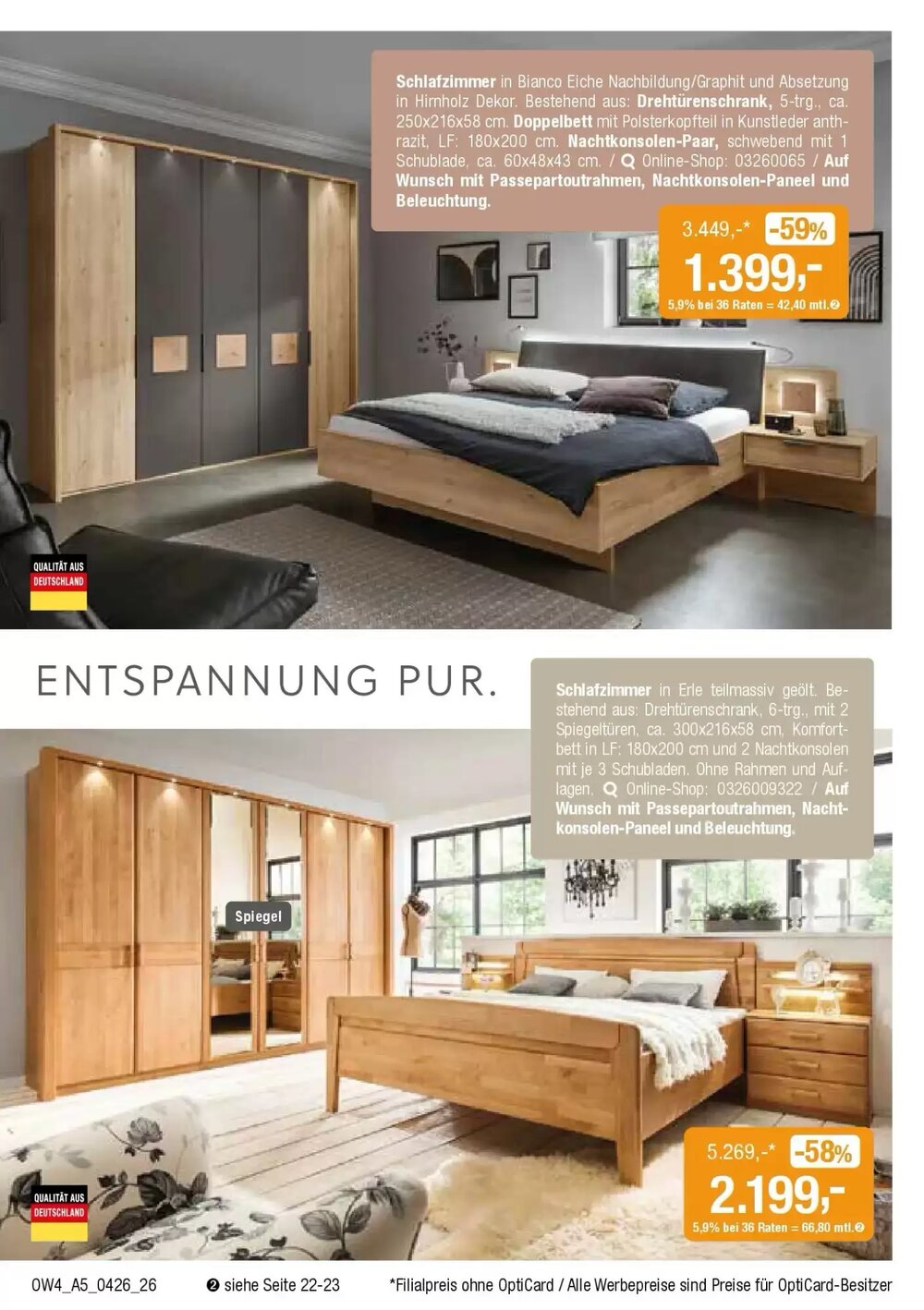 Opti Wohnwelt Prospekt (ab 01.04.2026) zum Blättern - Seite 26