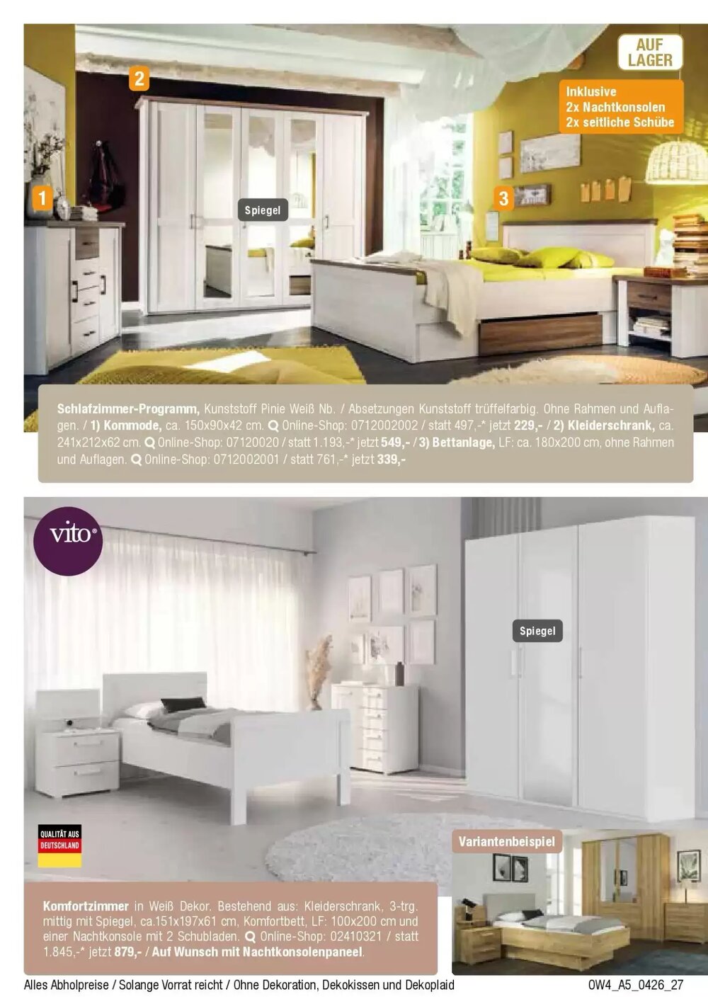 Opti Wohnwelt Prospekt (ab 01.04.2026) zum Blättern - Seite 27