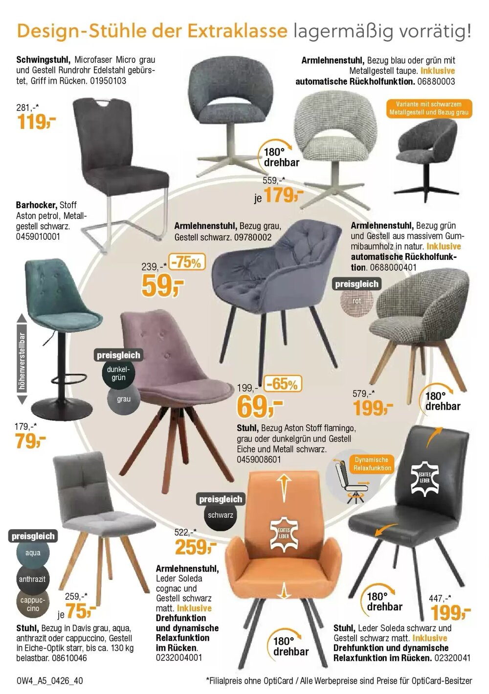 Opti Wohnwelt Prospekt (ab 01.04.2026) zum Blättern - Seite 40