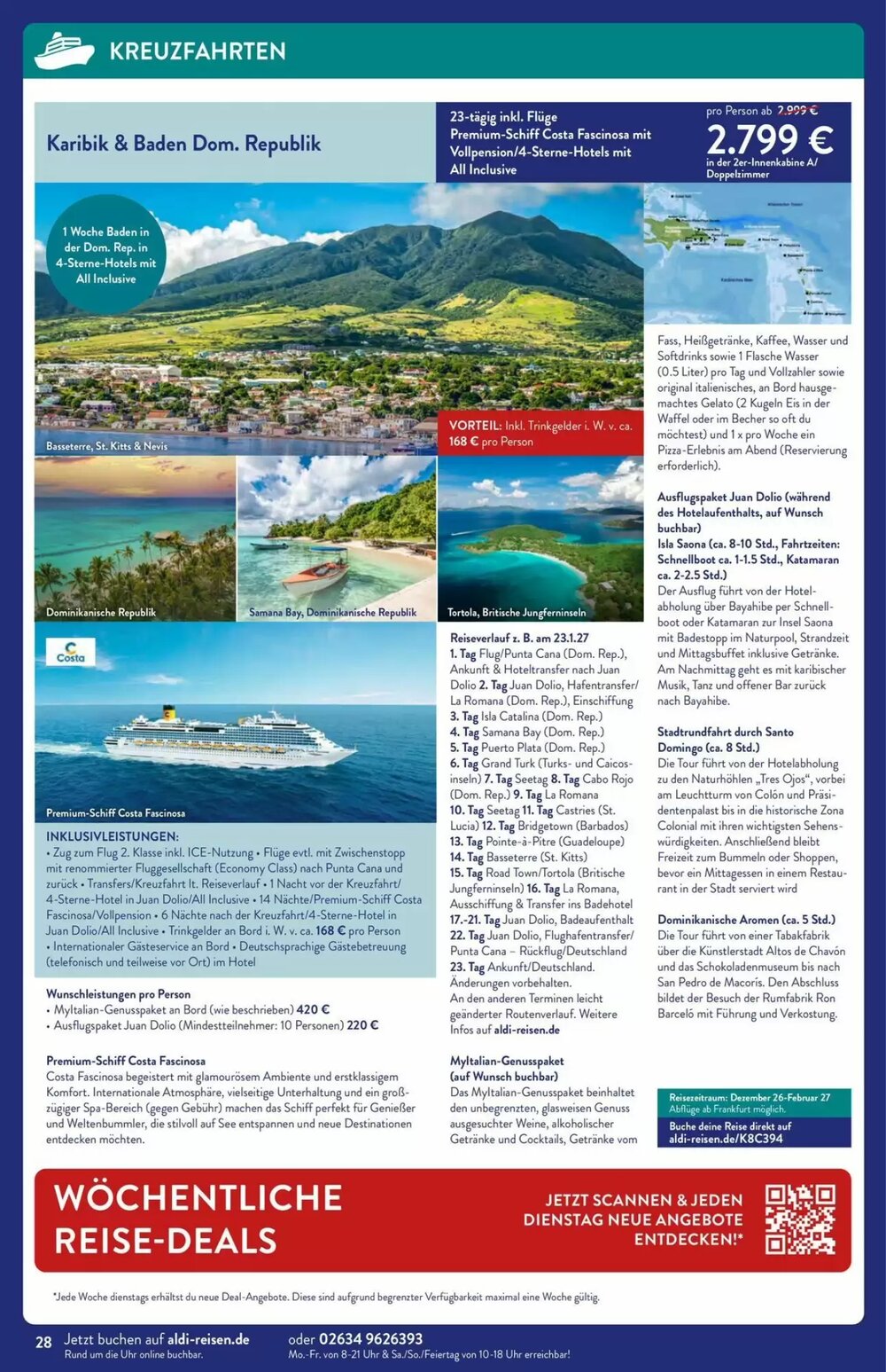 ALDI Nord Reisen Prospekt (ab 01.04.2026) zum Blättern - Seite 24