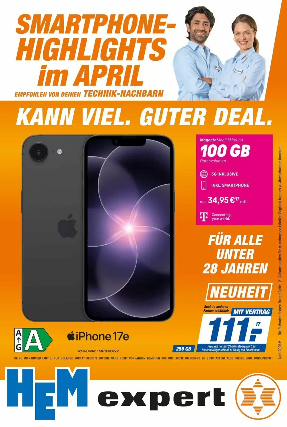 HEM Expert Prospekt (ab 01.04.2026) zum Blättern - Seite 1