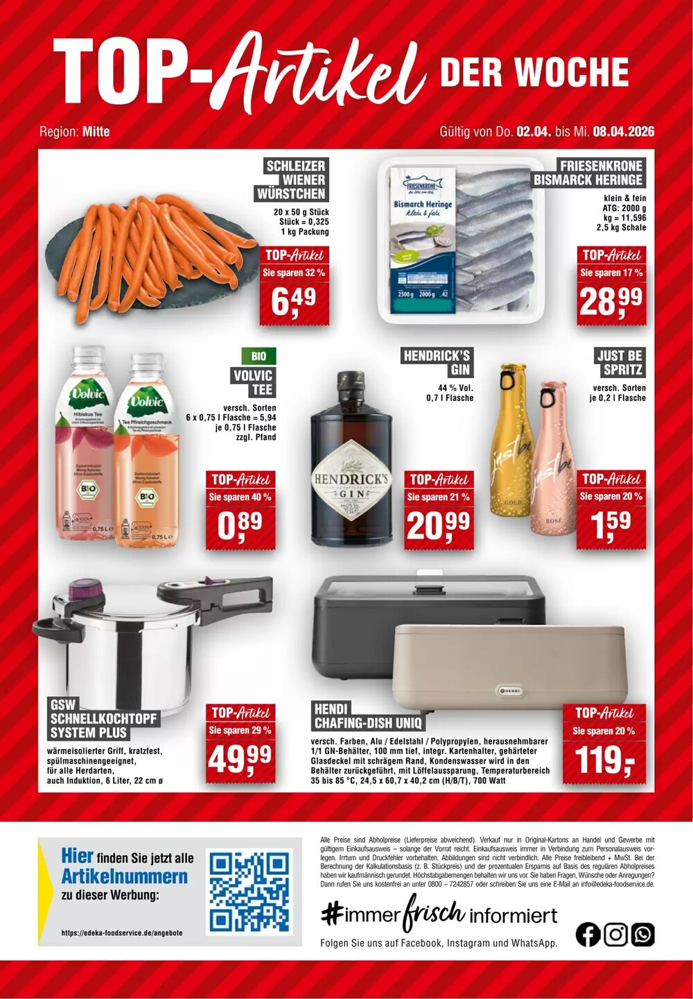 EDEKA Foodservice Prospekt (ab 02.04.2026) zum Blättern - Seite 14