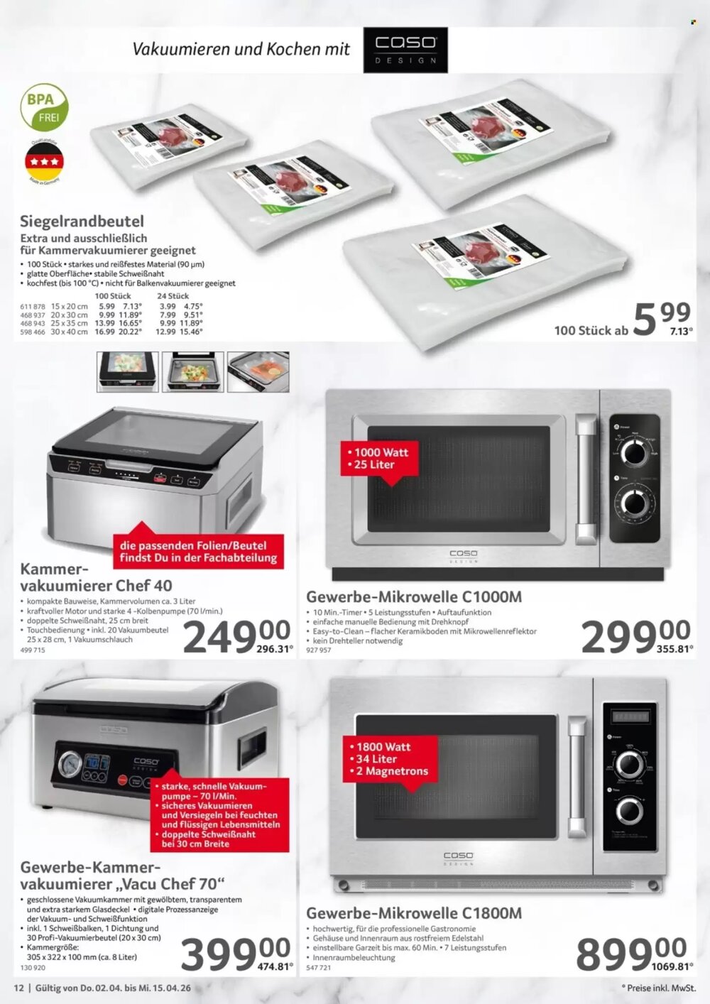 Selgros Prospekt (ab 02.04.2026) zum Blättern - Seite 12