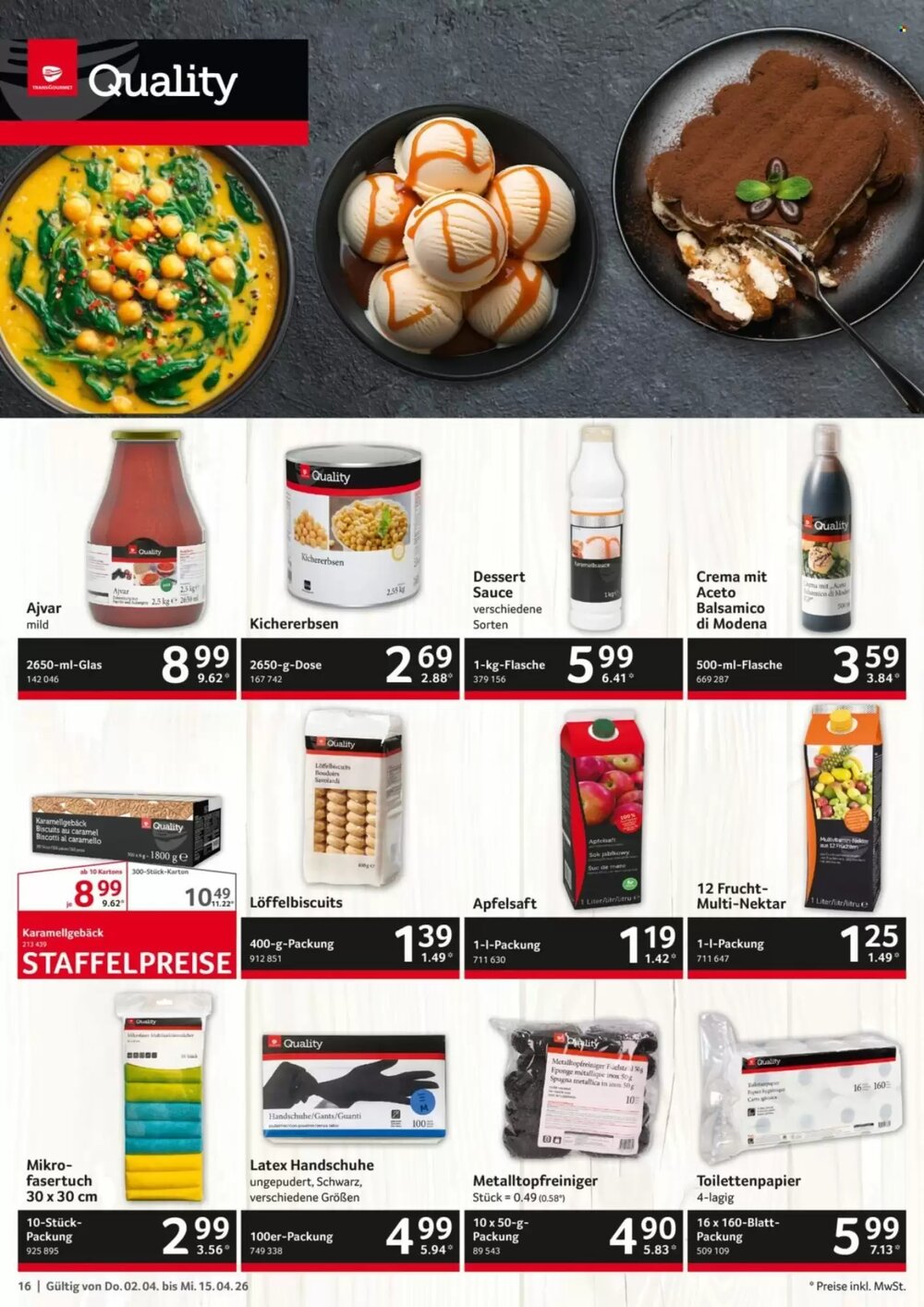 Selgros Prospekt (ab 02.04.2026) zum Blättern - Seite 16