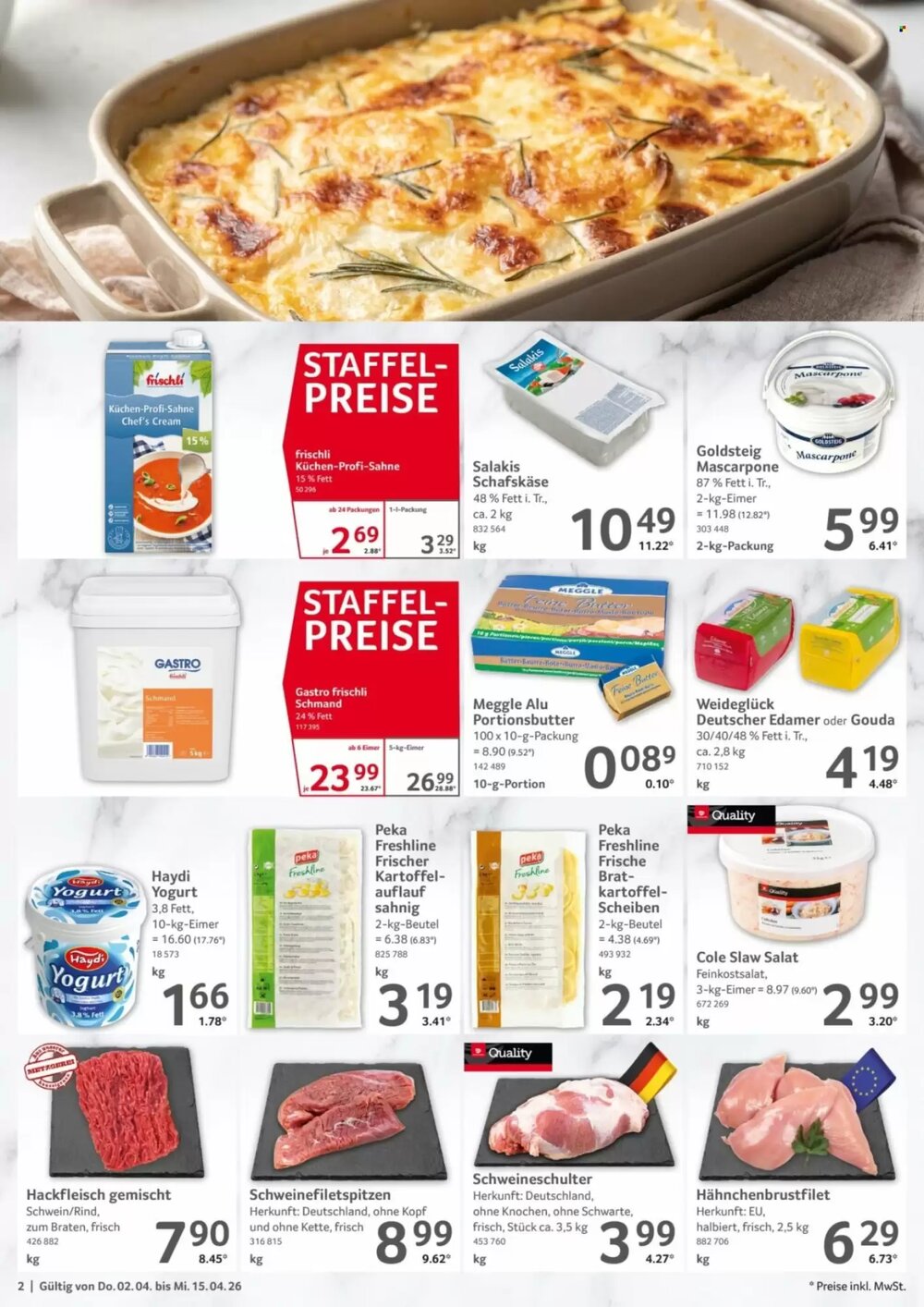 Selgros Prospekt (ab 02.04.2026) zum Blättern - Seite 2