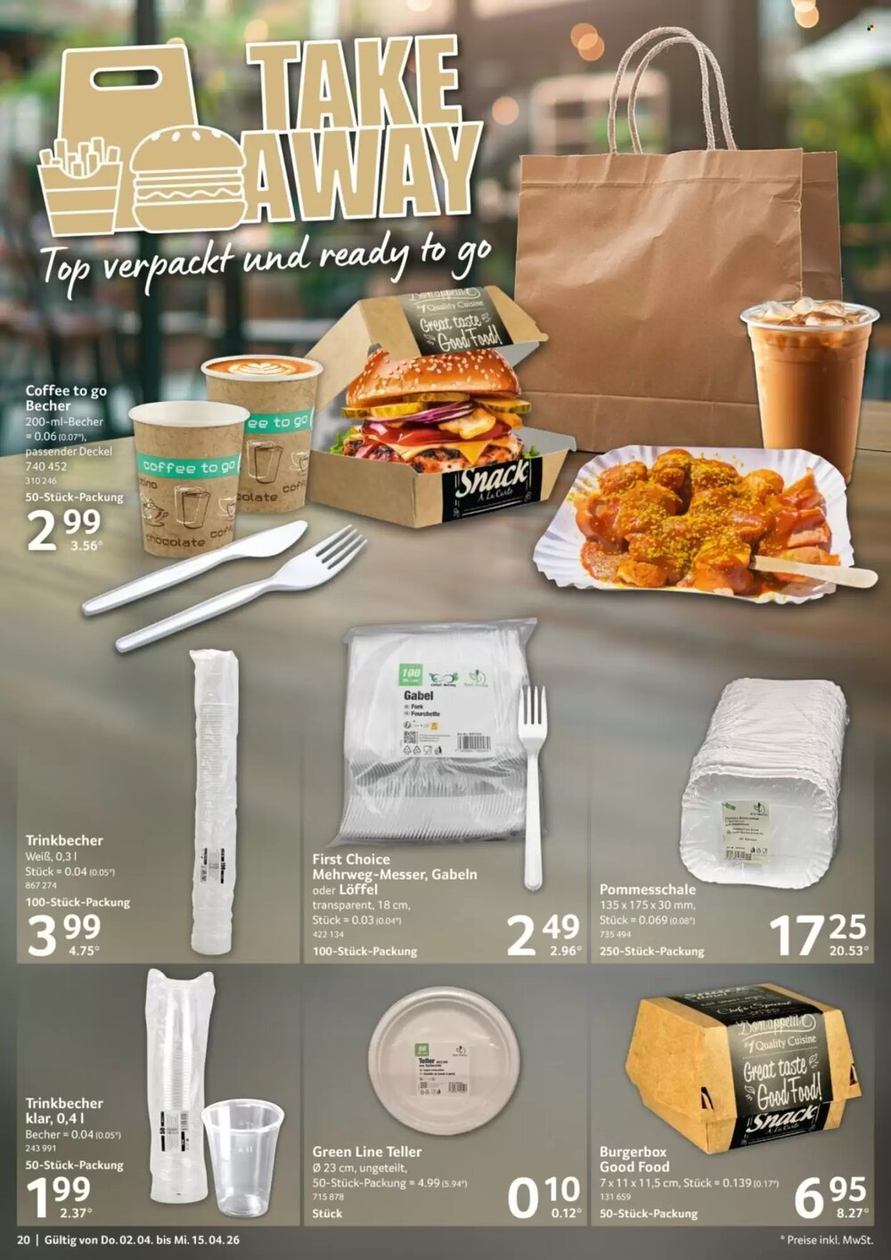 Selgros Prospekt (ab 02.04.2026) zum Blättern - Seite 20