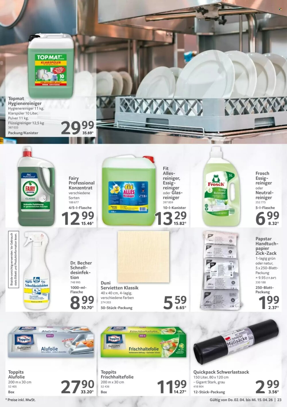 Selgros Prospekt (ab 02.04.2026) zum Blättern - Seite 23