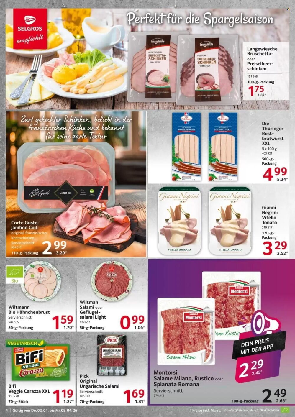 Selgros Prospekt (ab 02.04.2026) zum Blättern - Seite 4