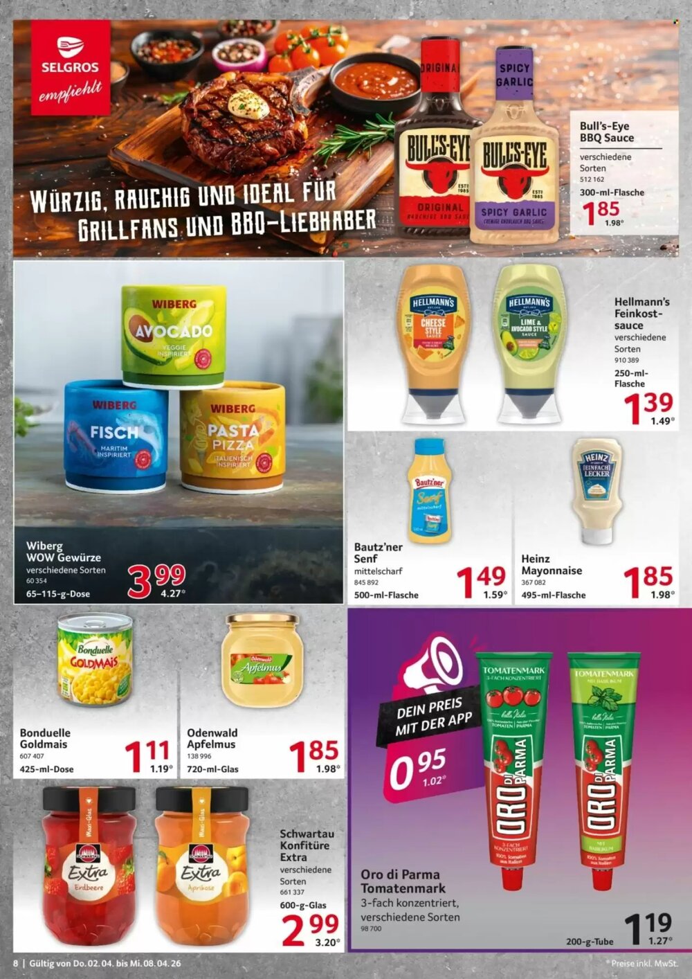 Selgros Prospekt (ab 02.04.2026) zum Blättern - Seite 8