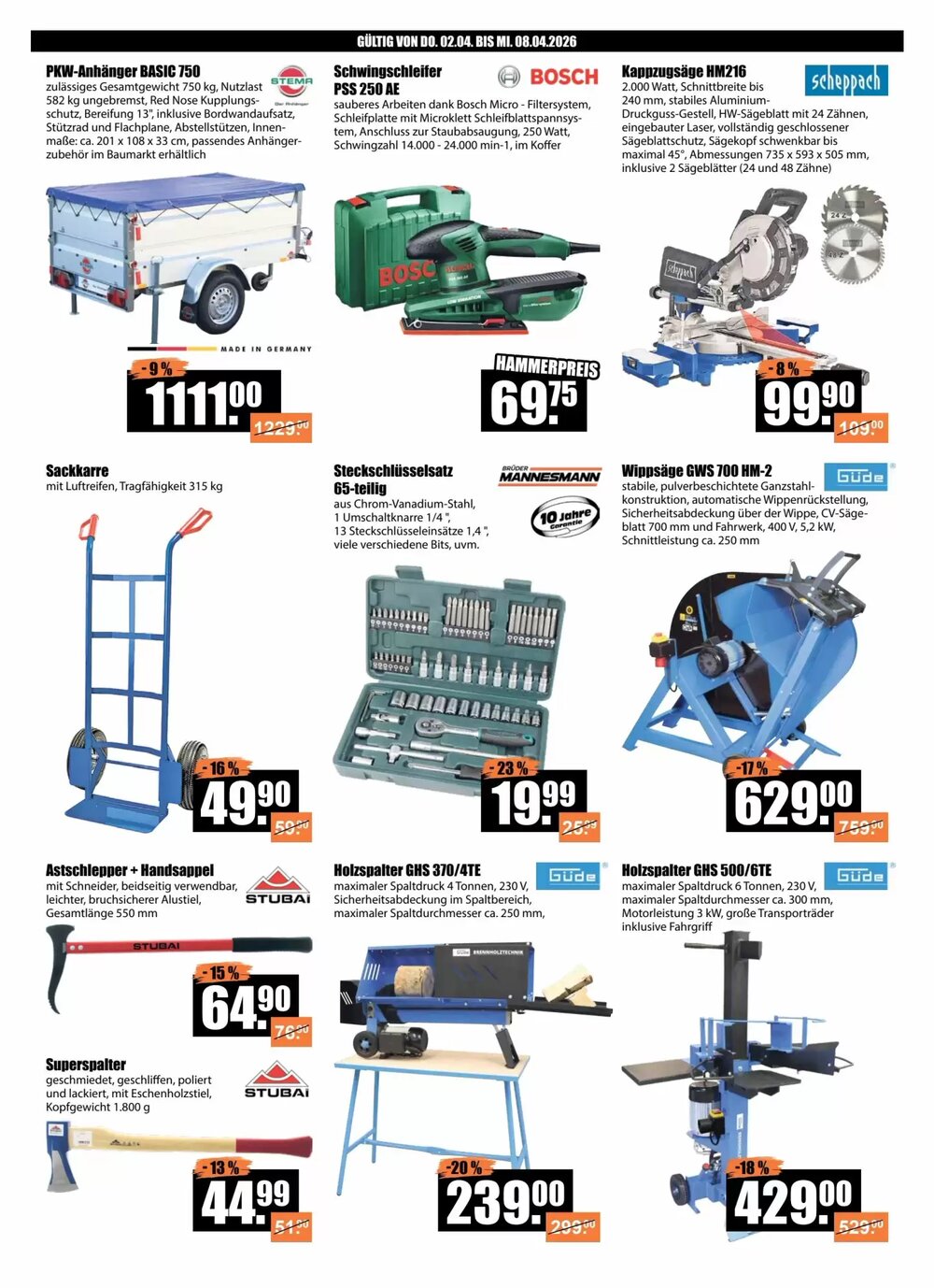 V Baumarkt Prospekt (ab 02.04.2026) zum Blättern - Seite 5
