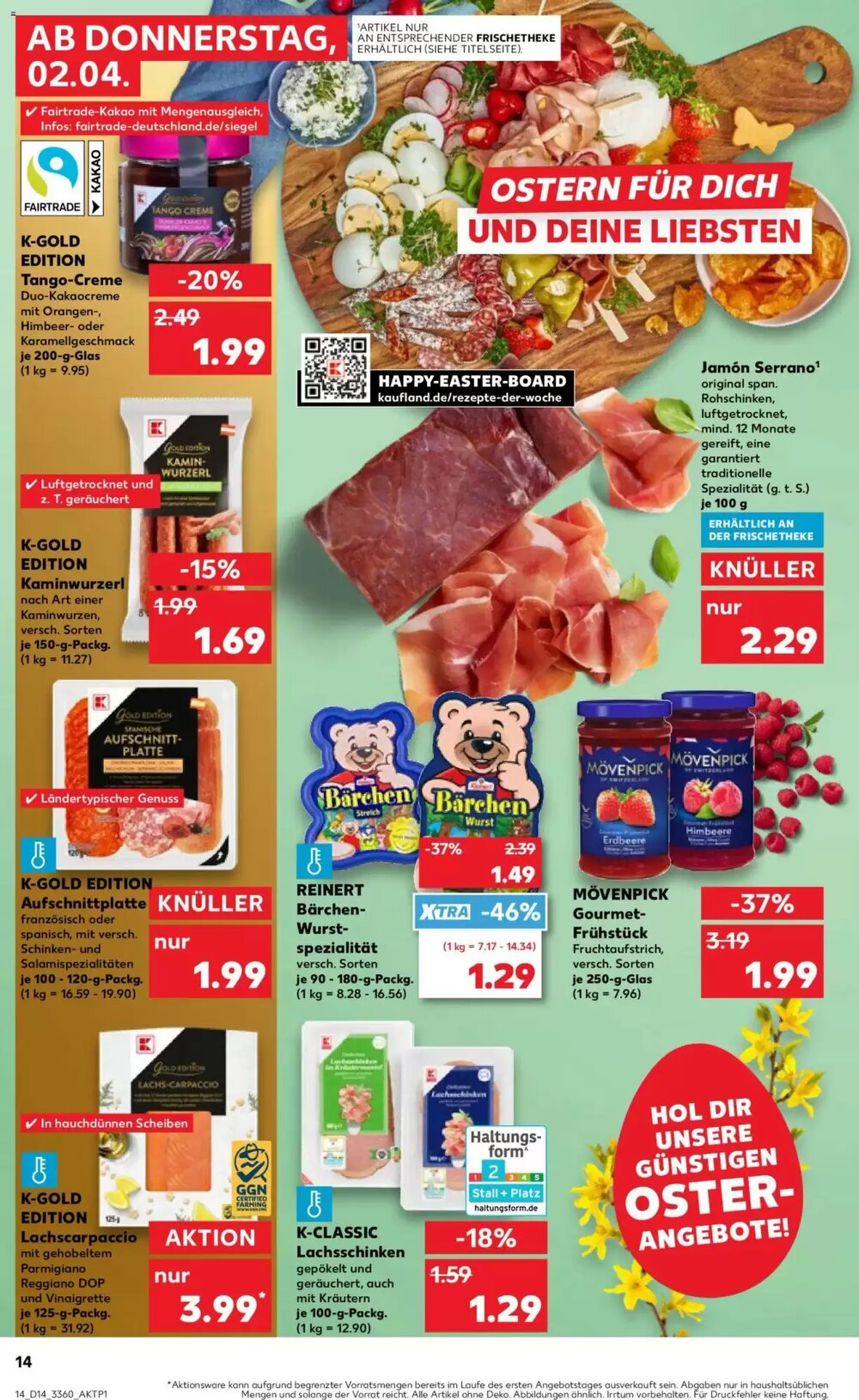 Kaufland Prospekt (ab 02.04.2026) zum Blättern - Seite 14