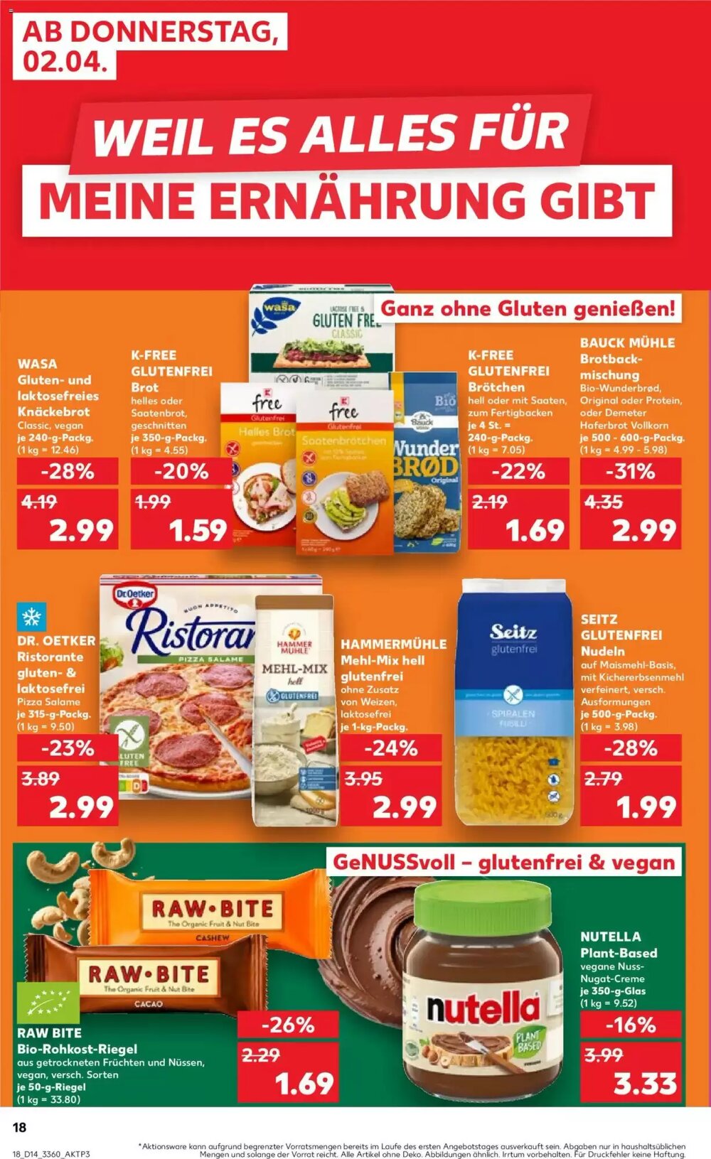 Kaufland Prospekt (ab 02.04.2026) zum Blättern - Seite 18