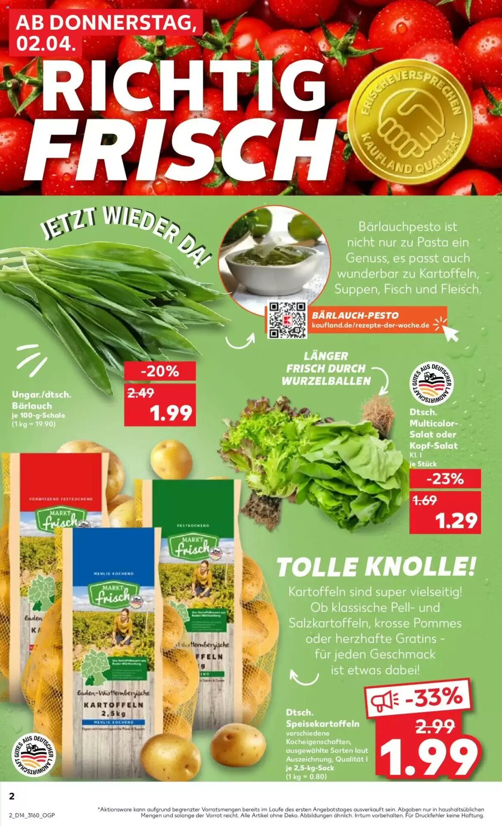 Kaufland Prospekt (ab 02.04.2026) zum Blättern - Seite 2