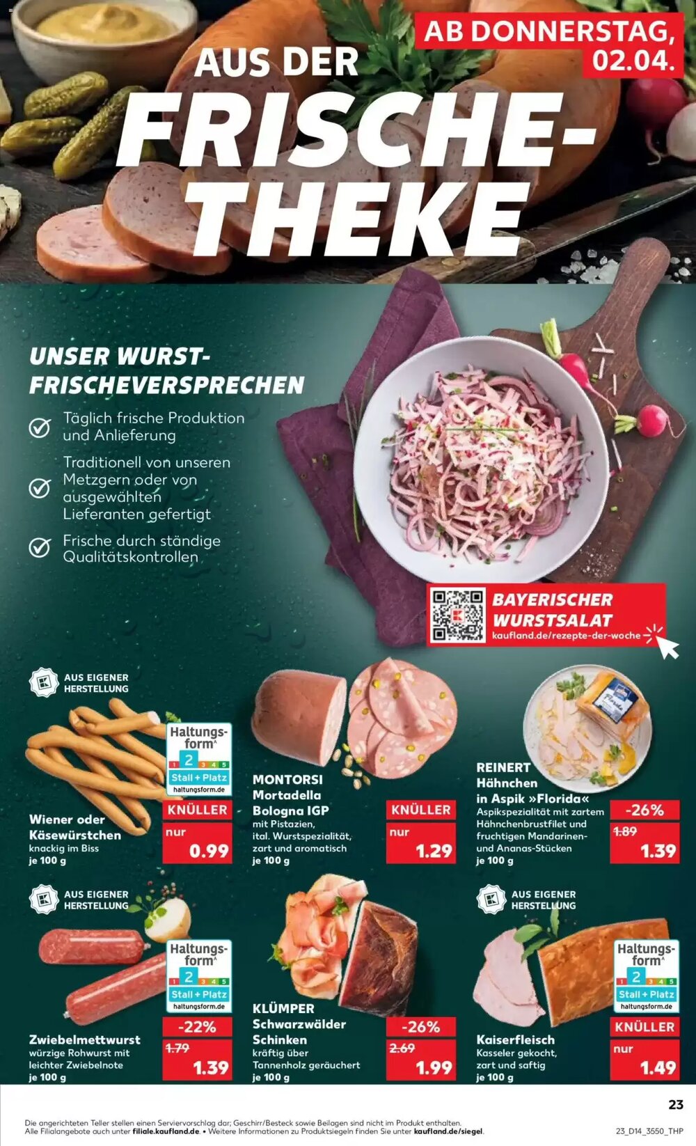 Kaufland Prospekt (ab 02.04.2026) zum Blättern - Seite 23