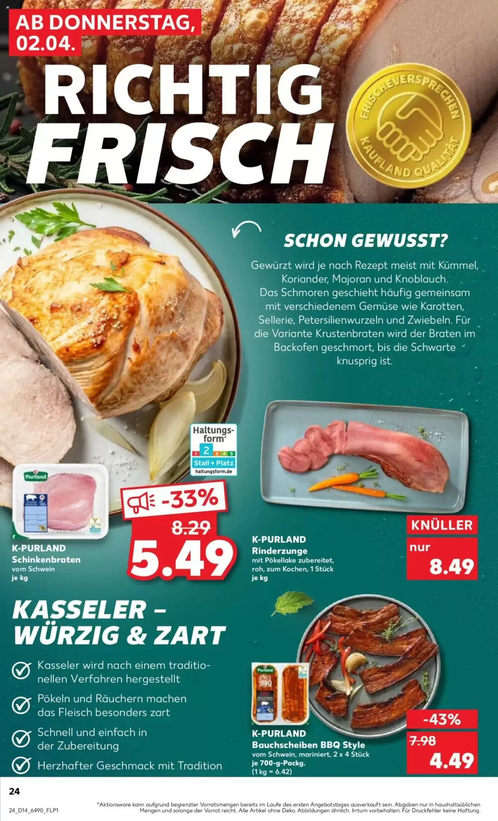 Kaufland Prospekt (ab 02.04.2026) zum Blättern - Seite 24