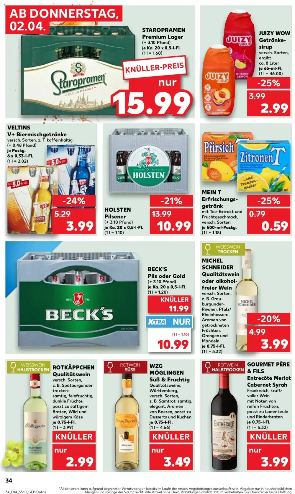 Kaufland Prospekt (ab 02.04.2026) zum Blättern - Seite 34