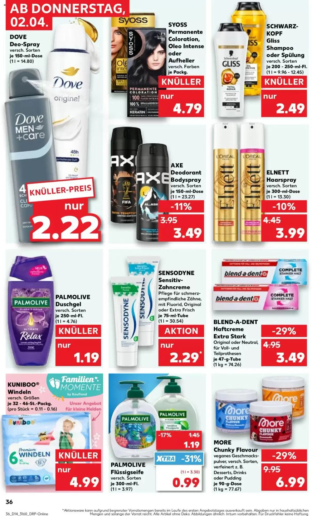 Kaufland Prospekt (ab 02.04.2026) zum Blättern - Seite 36